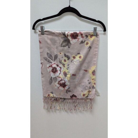We Care Light Lavender Floral Tassel-Fringe Scarf - Picture 1 of 2